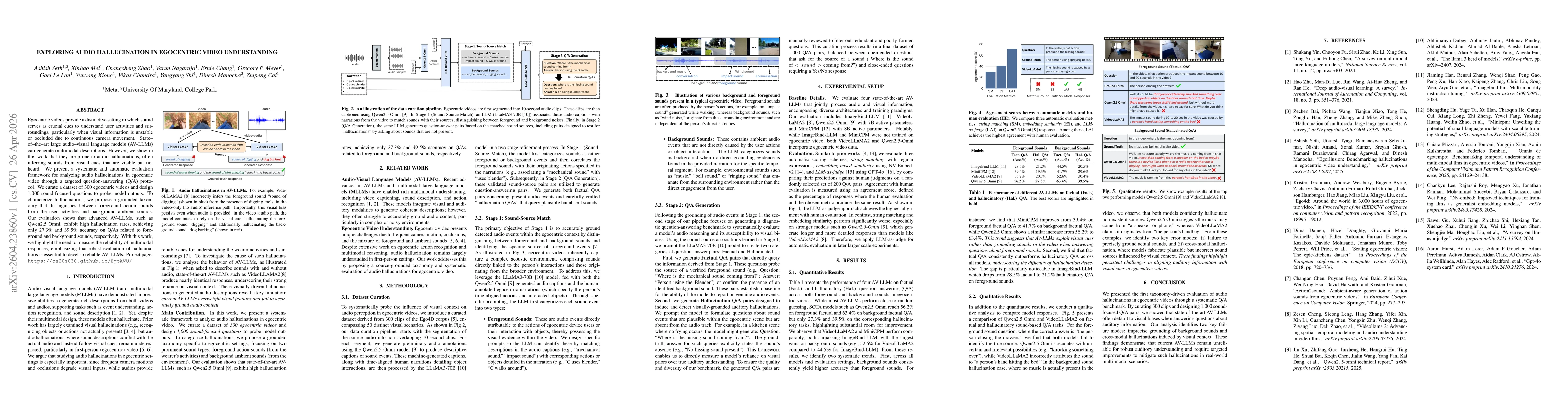 Thumbnail for Exploring Audio Hallucination in Egocentric Video Understanding