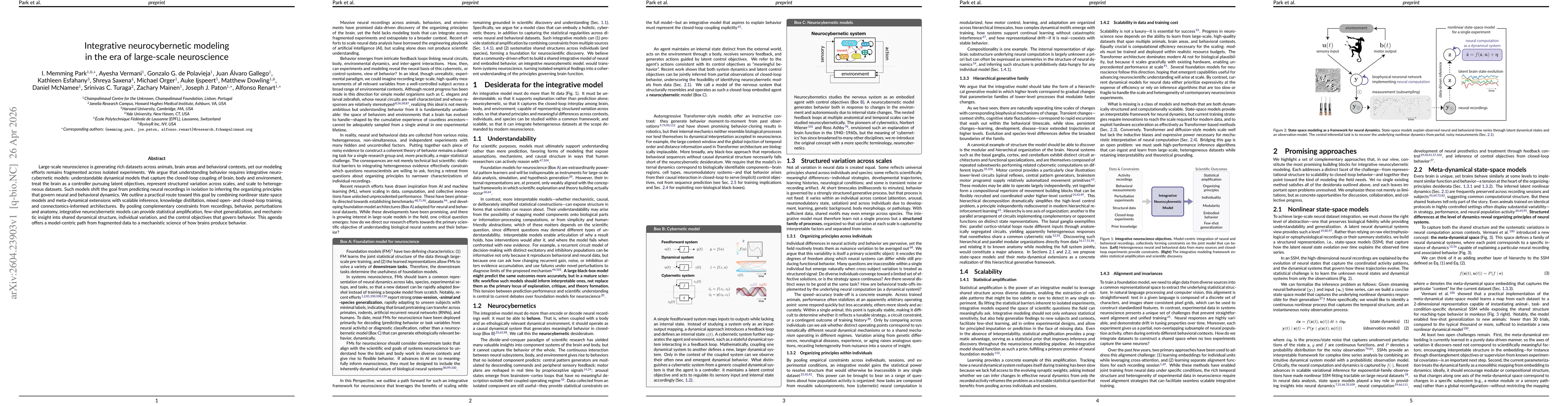 Thumbnail for Integrative neurocybernetic modeling in the era of large-scale neuroscience