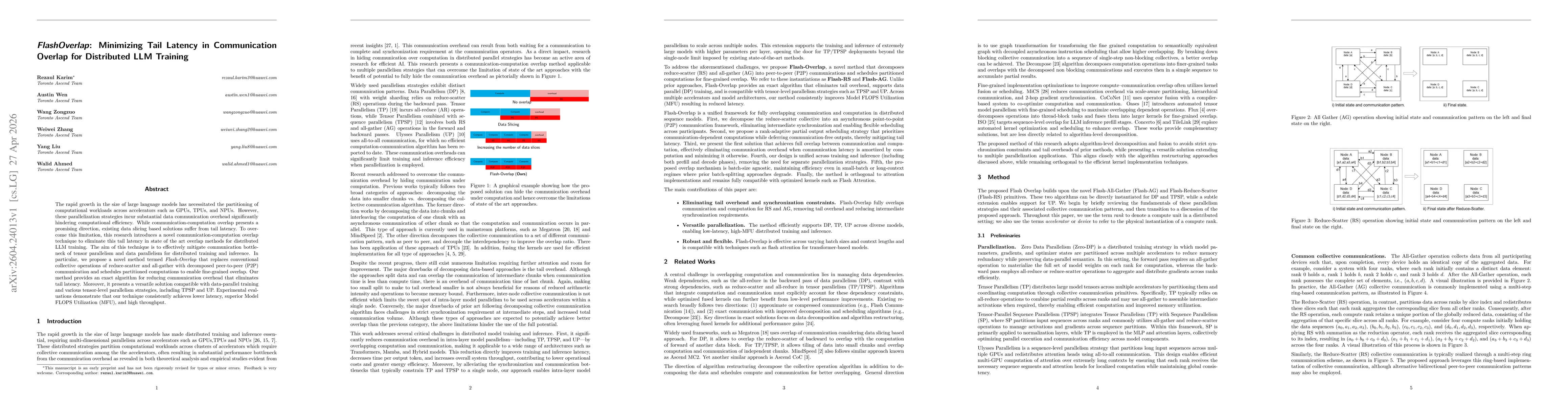 Thumbnail for CommFuse: Hiding Tail Latency via Communication Decomposition and Fusion for Distributed LLM Training