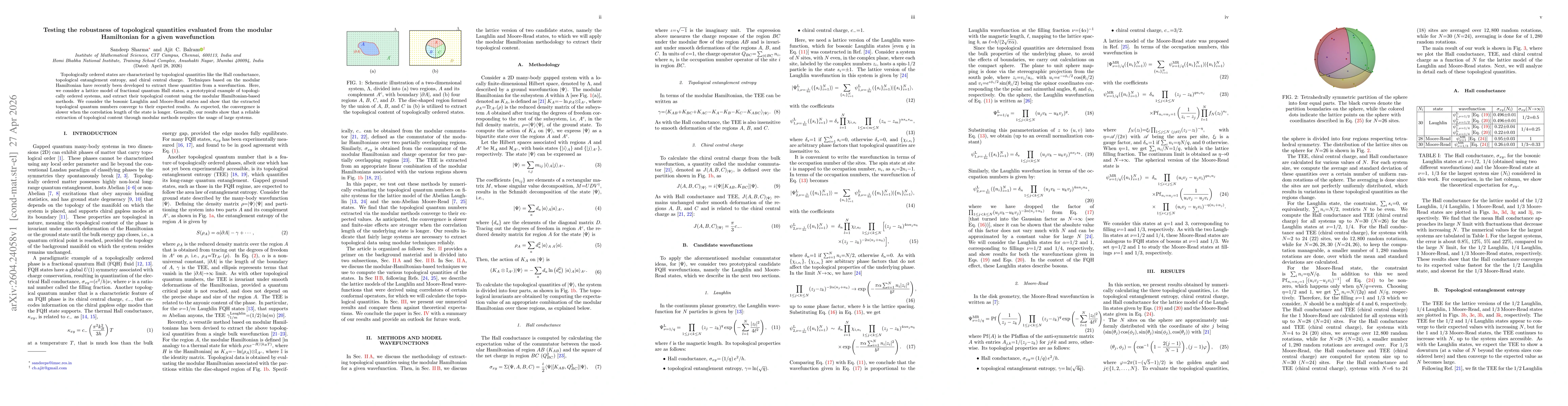Thumbnail for Testing the robustness of topological quantities evaluated from the modular Hamiltonian for a given wavefunction