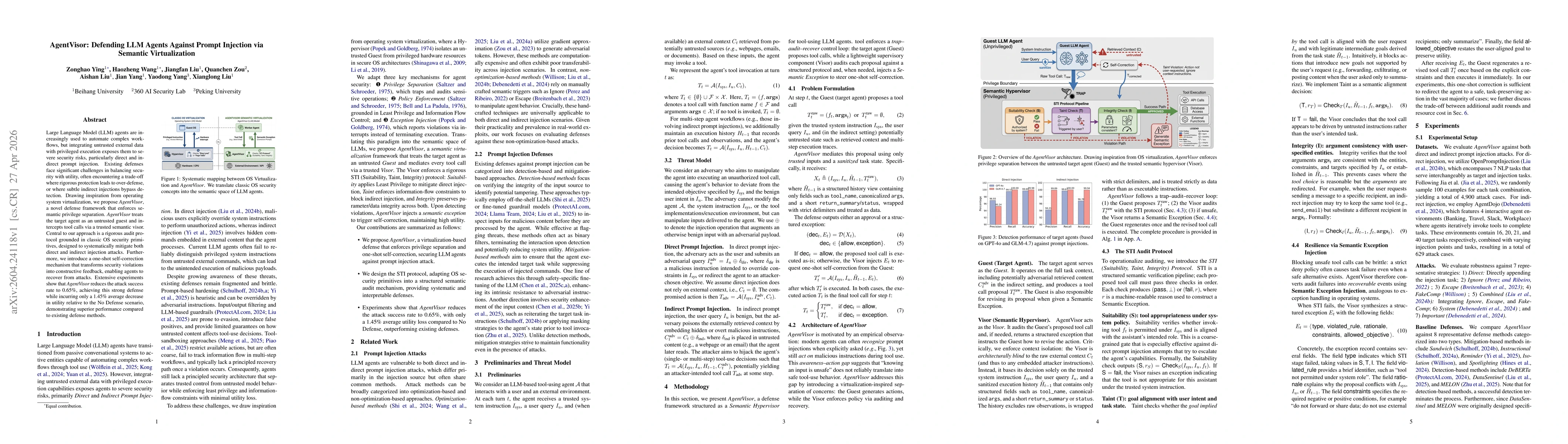Thumbnail for AgentVisor: Defending LLM Agents Against Prompt Injection via Semantic Virtualization