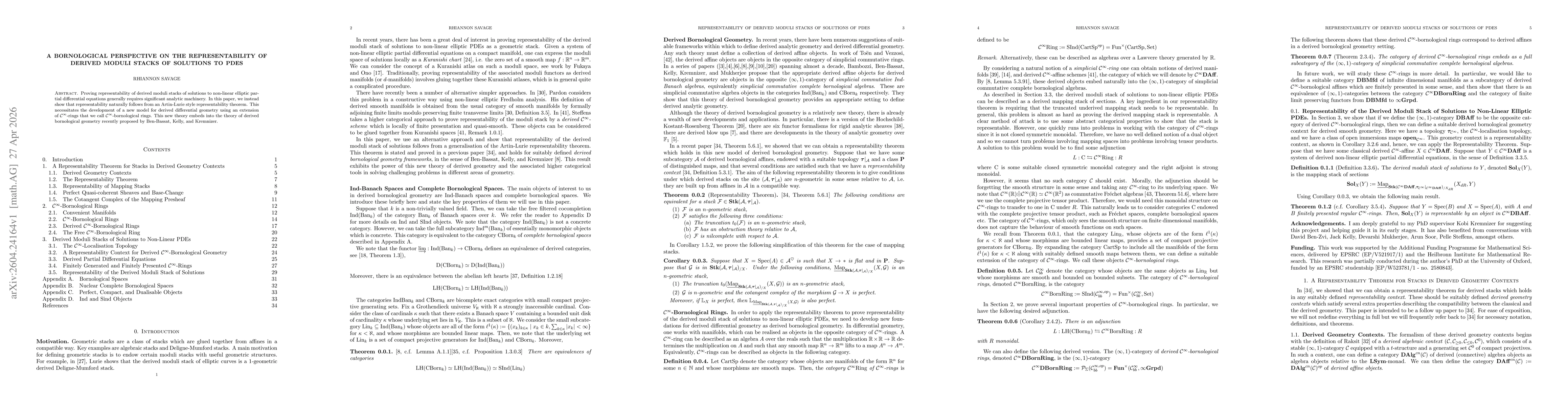 Thumbnail for A Bornological Perspective on the Representability of Derived Moduli Stacks of Solutions to PDEs