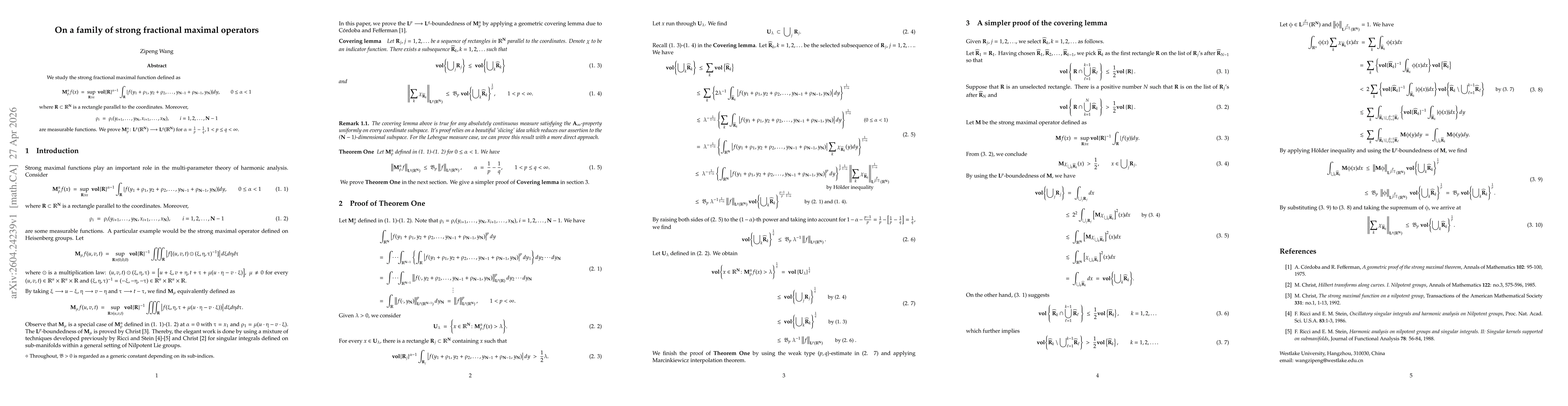 Thumbnail for On a family of strong fractional maximal operators