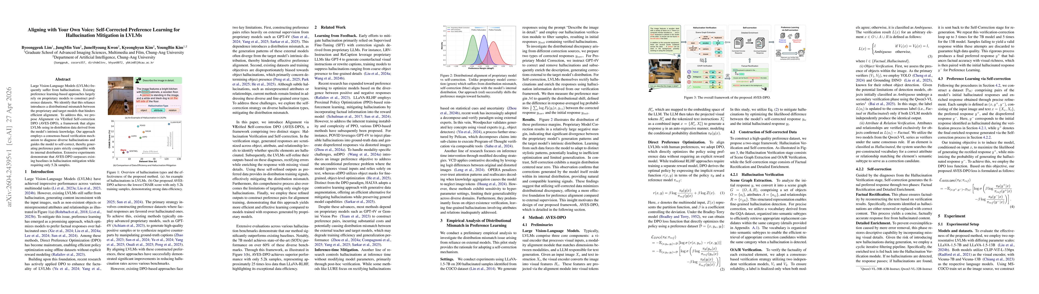 Thumbnail for Aligning with Your Own Voice: Self-Corrected Preference Learning for Hallucination Mitigation in LVLMs