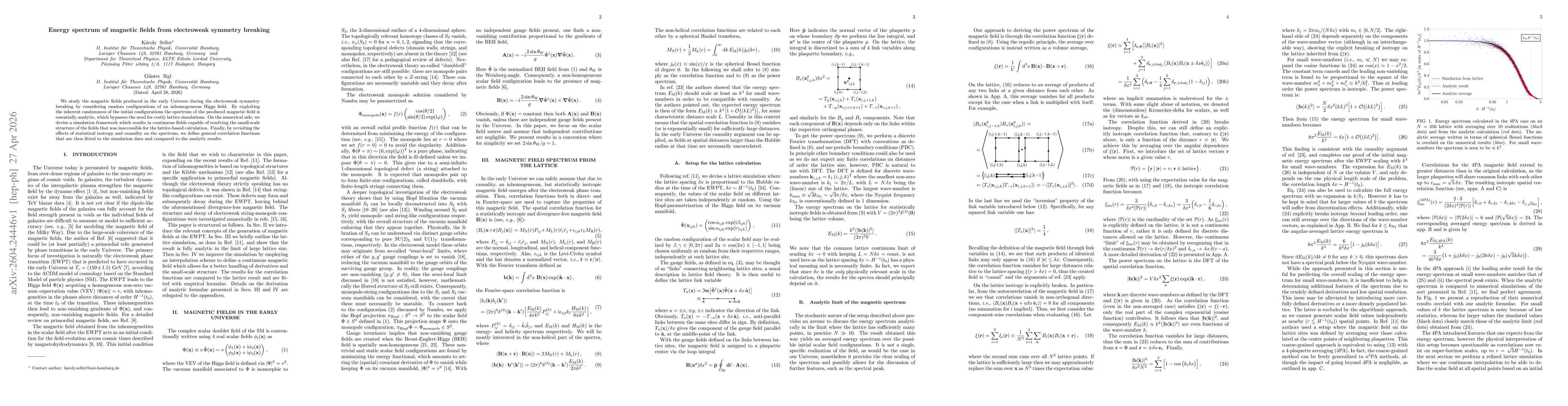 Thumbnail for Energy spectrum of magnetic fields from electroweak symmetry breaking