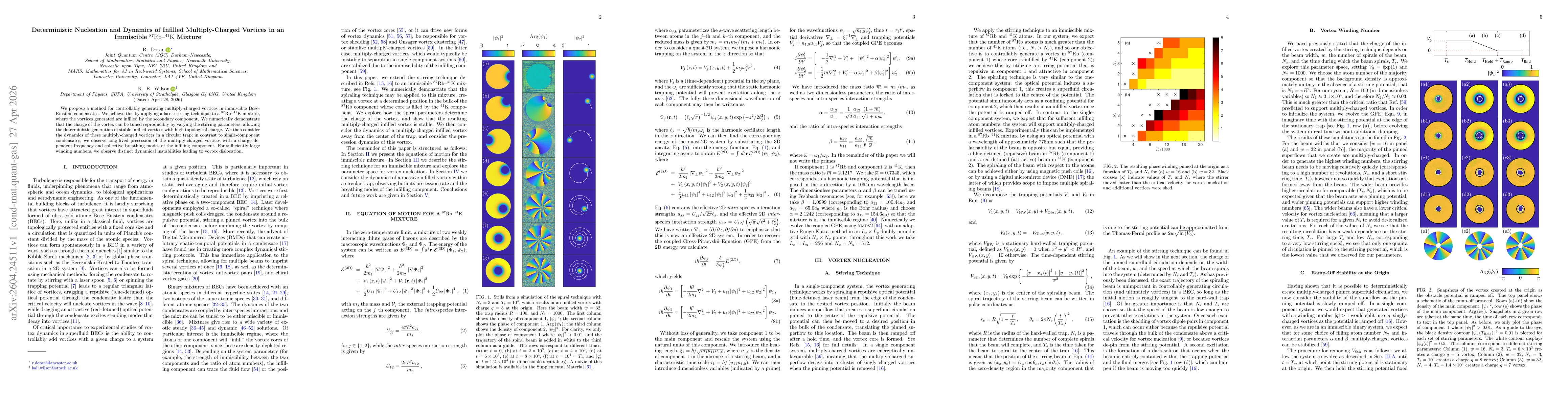 Thumbnail for Deterministic Nucleation and Dynamics of Infilled Multiply-Charged Vortices in an Immiscible $^{87}\mathrm{Rb}$-$^{41}\mathrm{K}$ Mixture