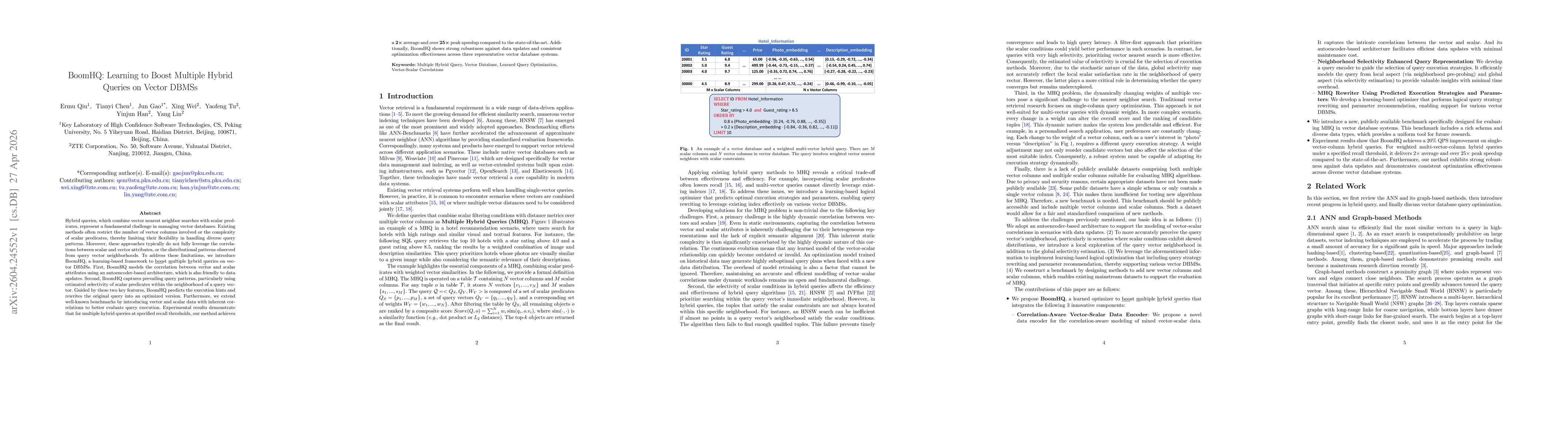 Thumbnail for BoomHQ: Learning to Boost Multiple Hybrid Queries on Vector DBMSs