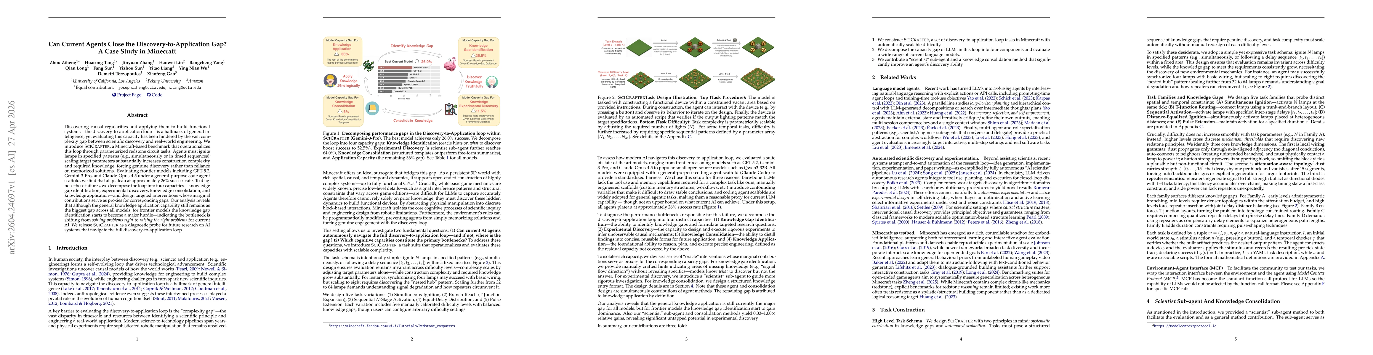 Thumbnail for Can Current Agents Close the Discovery-to-Application Gap? A Case Study in Minecraft