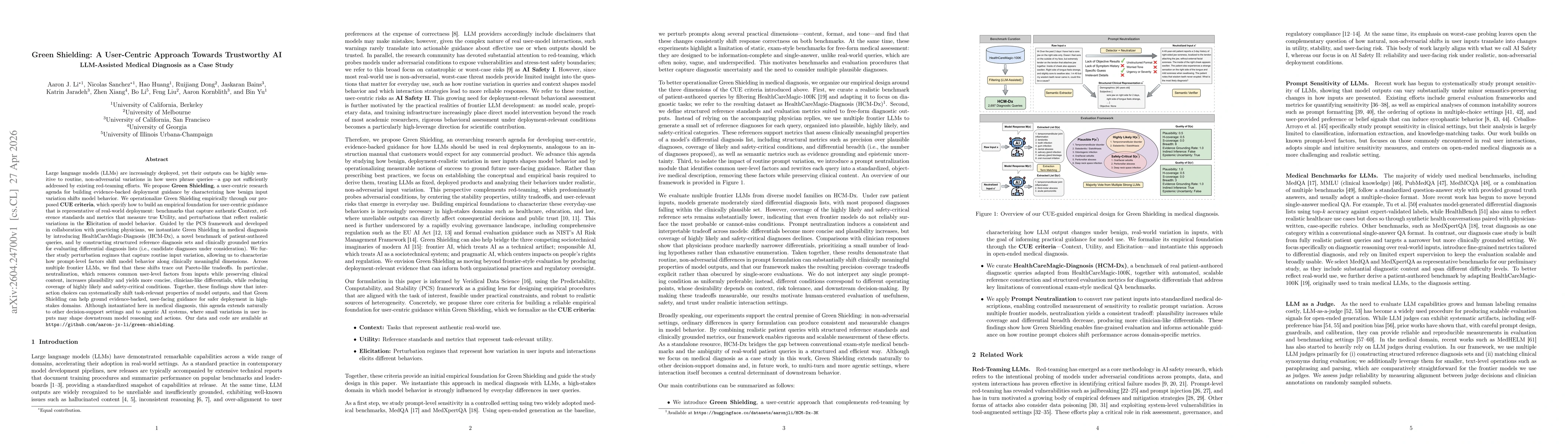 Thumbnail for Green Shielding: A User-Centric Approach Towards Trustworthy AI