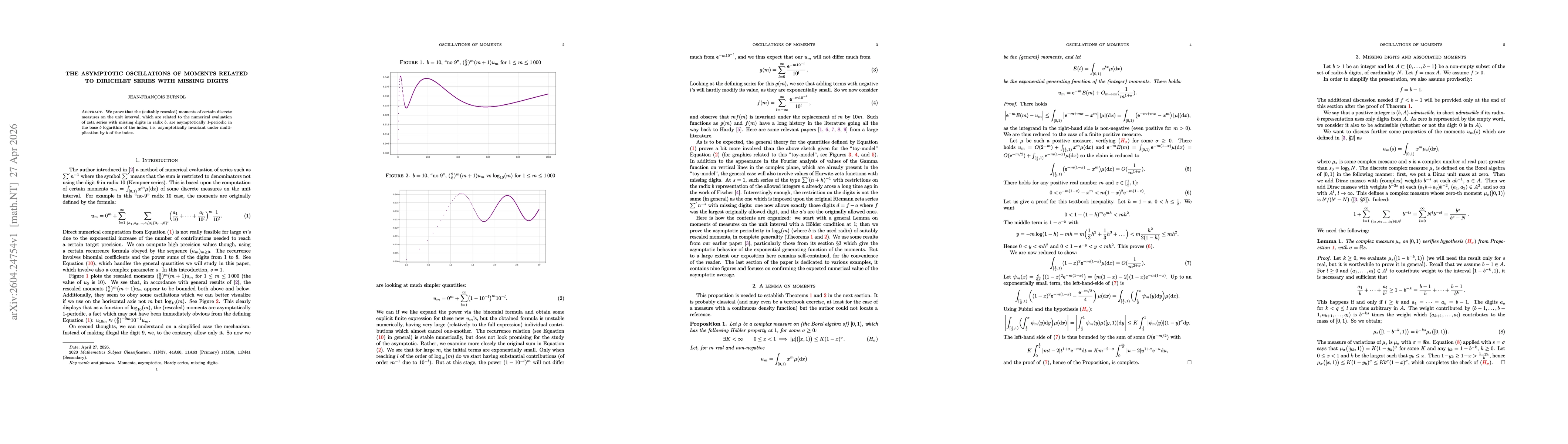 Thumbnail for The asymptotic oscillations of moments related to Dirichlet series with missing digits