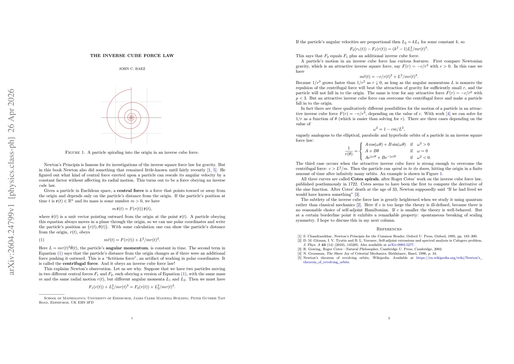 Thumbnail for The Inverse Cube Force Law