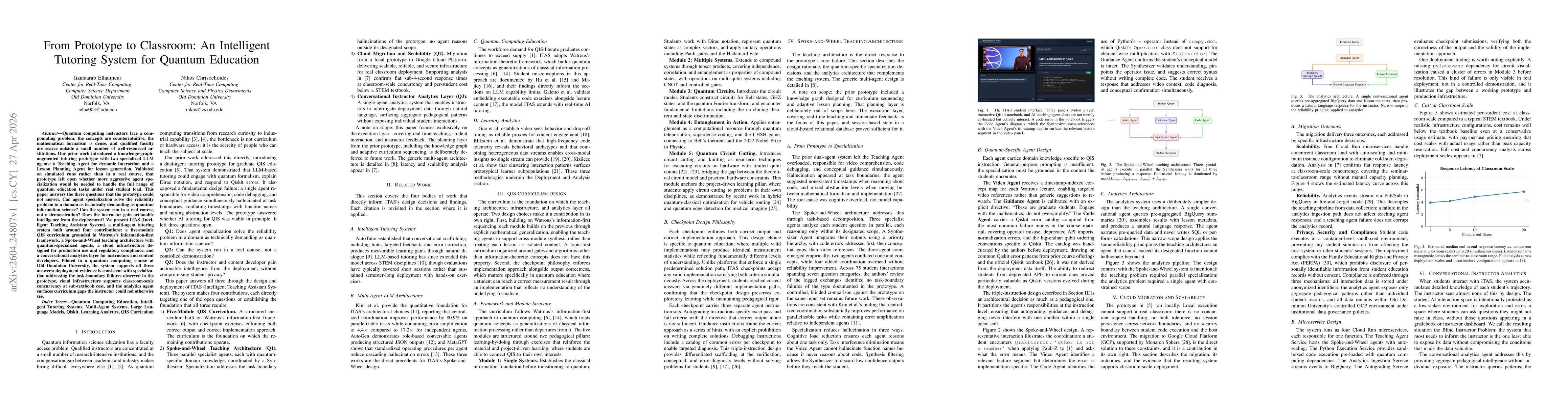 Thumbnail for From Prototype to Classroom: An Intelligent Tutoring System for Quantum Education