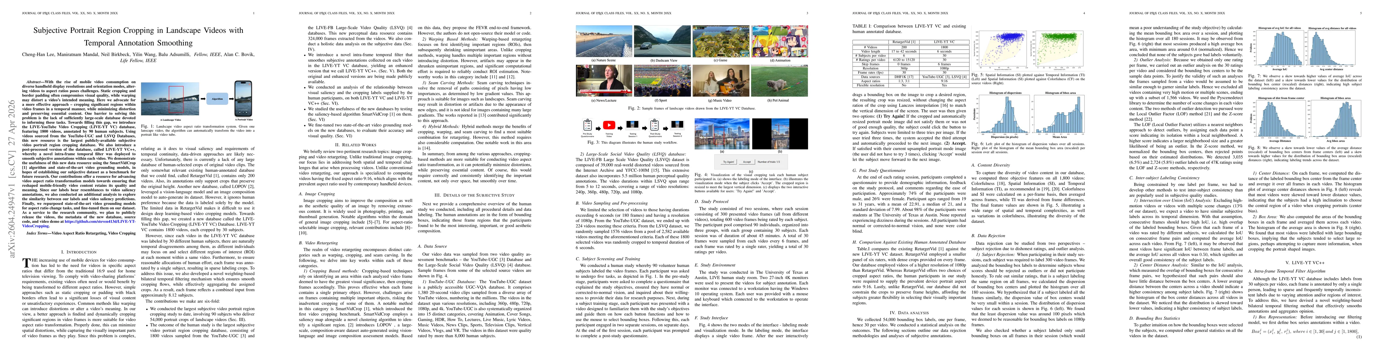 Thumbnail for Subjective Portrait Region Cropping in Landscape Videos with Temporal Annotation Smoothing
