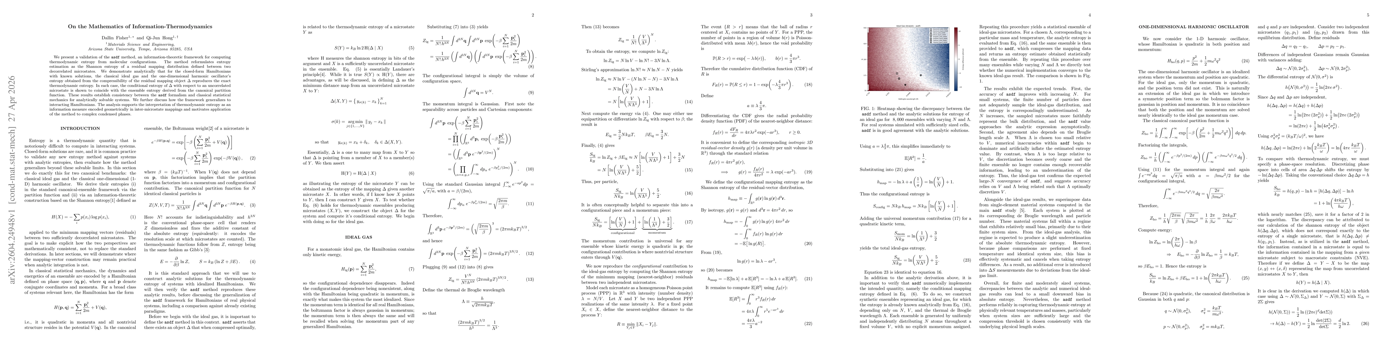 Thumbnail for On the Mathematics of Information-Thermodynamics