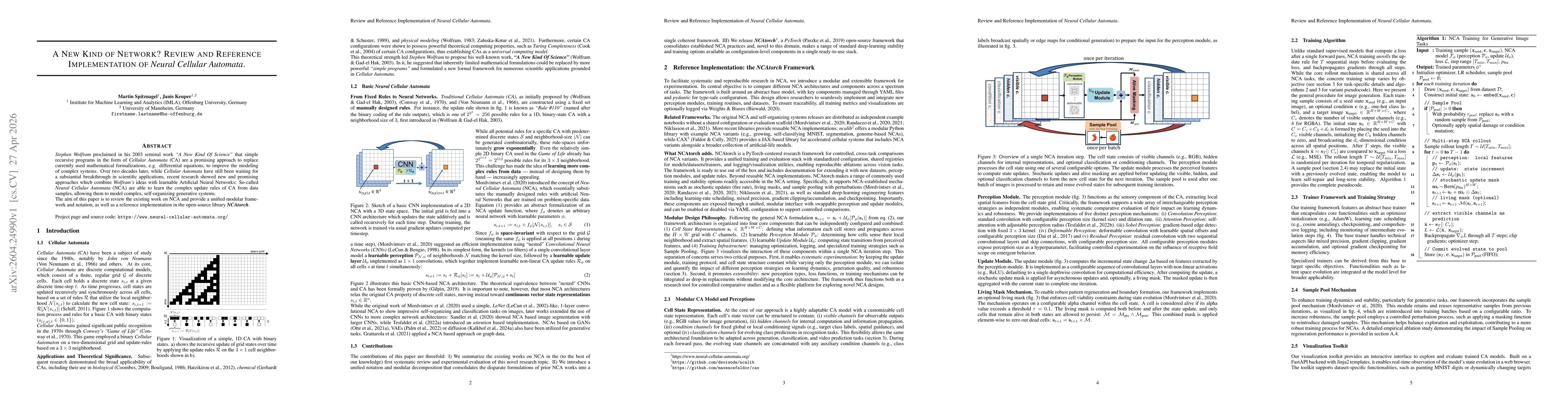 Thumbnail for A New Kind of Network? Review and Reference Implementation of Neural Cellular Automata