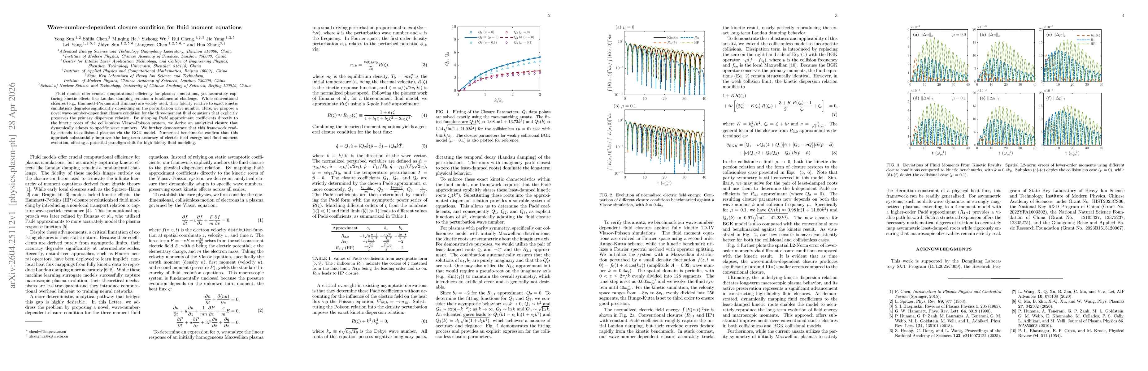 Thumbnail for Wave-number-dependent closure condition for fluid moment equations