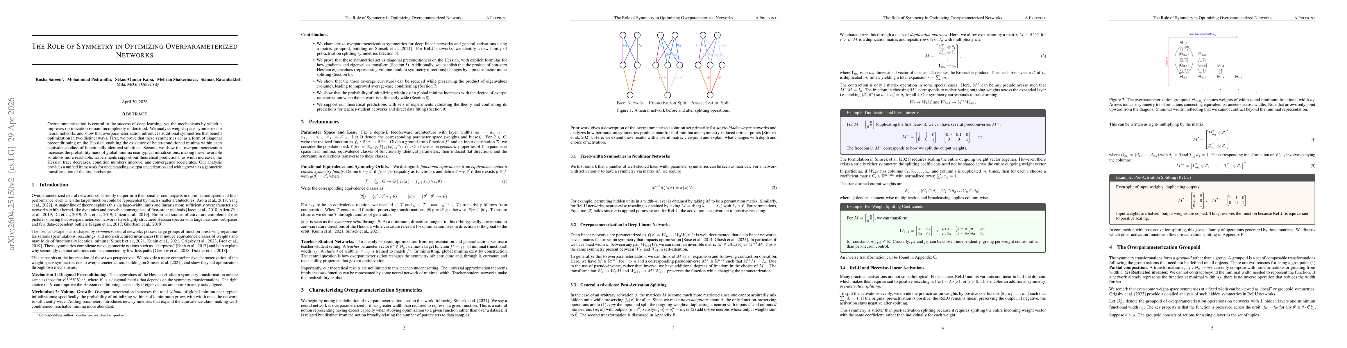 Thumbnail for The Role of Symmetry in Optimizing Overparameterized Networks