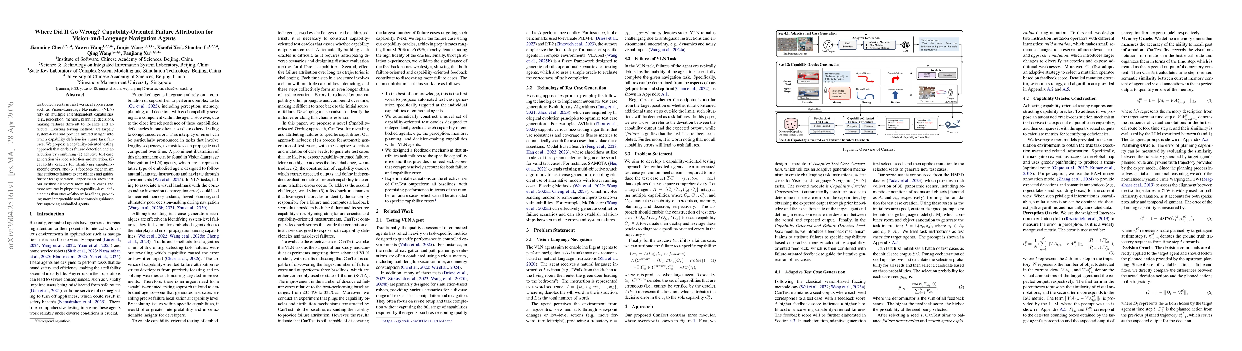 Thumbnail for Where Did It Go Wrong? Capability-Oriented Failure Attribution for Vision-and-Language Navigation Agents