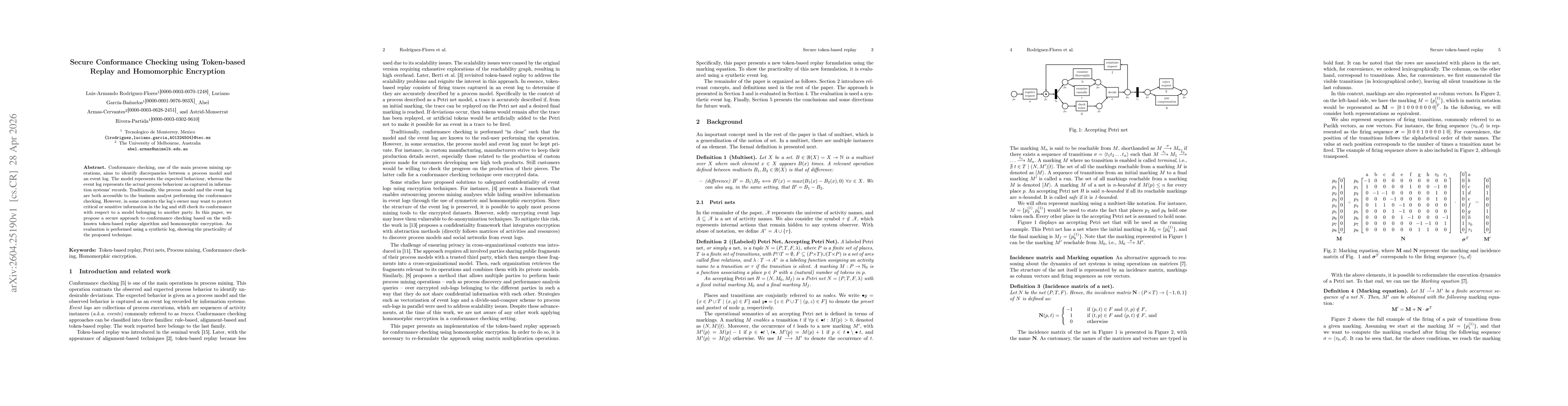 Thumbnail for Secure Conformance Checking using Token-based Replay and Homomorphic Encryption