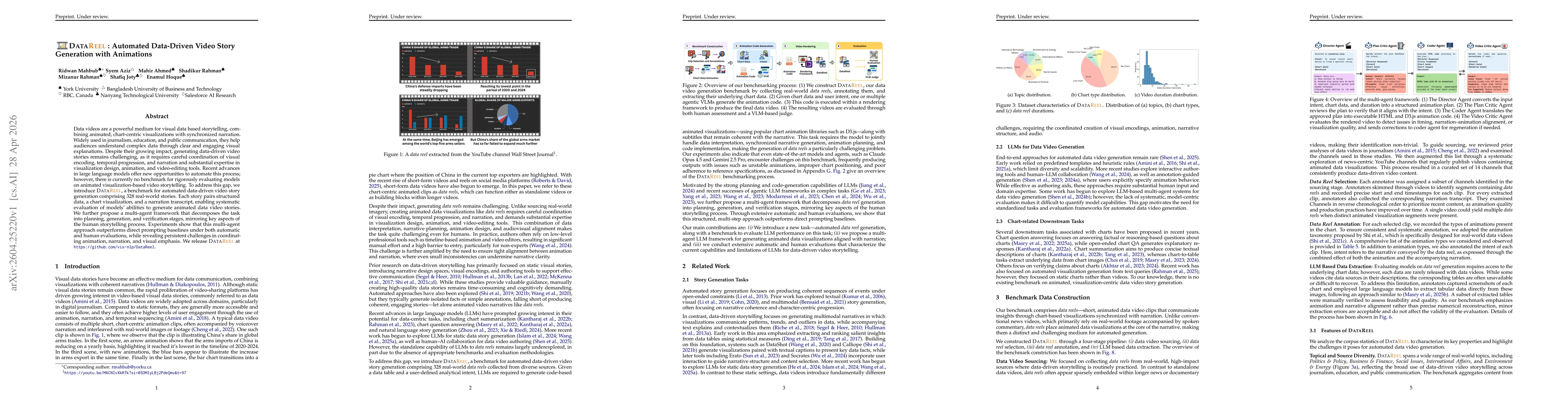 Thumbnail for DATAREEL: Automated Data-Driven Video Story Generation with Animations