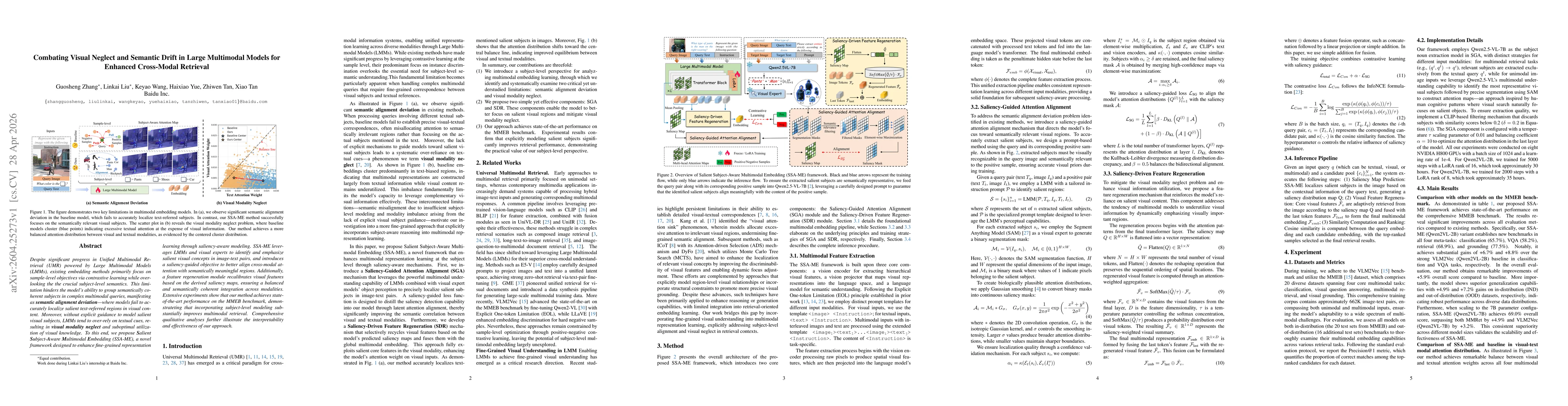 Thumbnail for Combating Visual Neglect and Semantic Drift in Large Multimodal Models for Enhanced Cross-Modal Retrieval