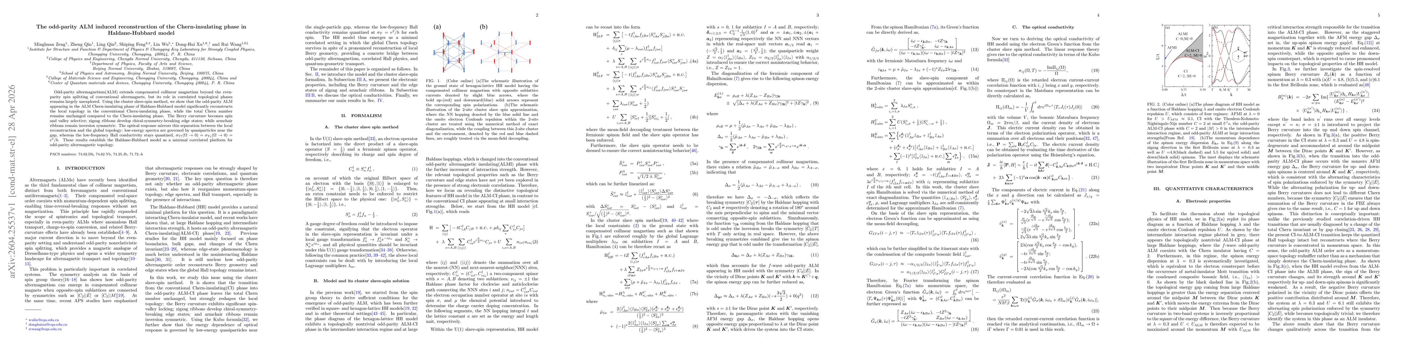 Thumbnail for The odd-parity ALM induced reconstruction of the Chern-insulating phase in Haldane-Hubbard model