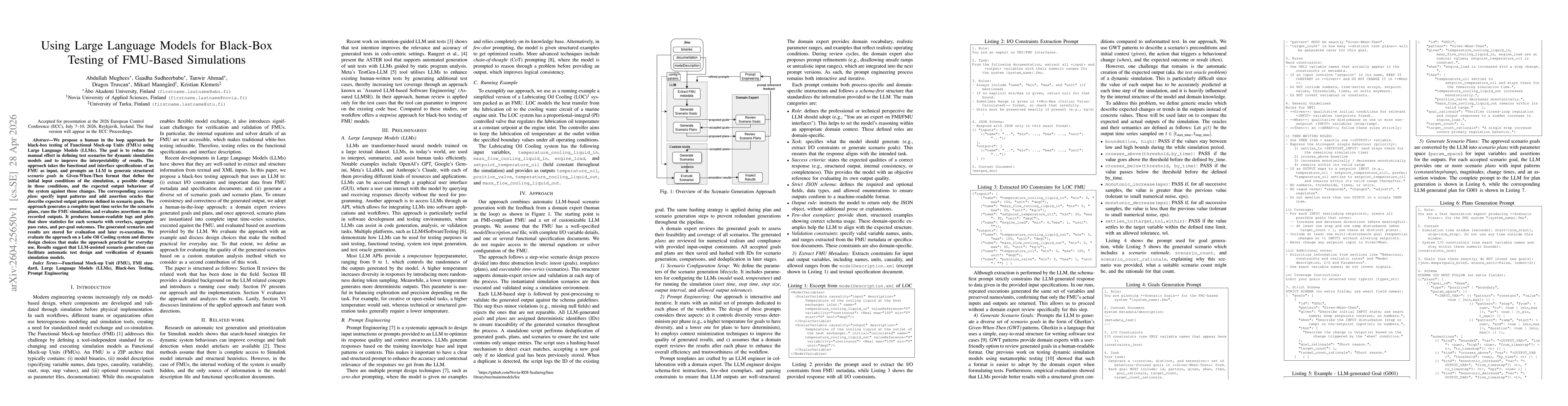 Thumbnail for Using Large Language Models for Black-Box Testing of FMU-Based Simulations