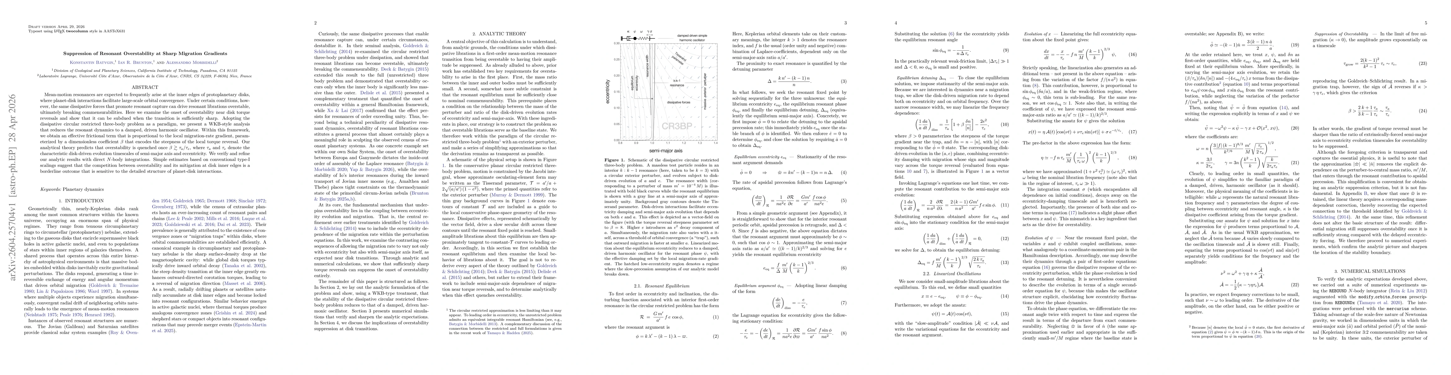 Thumbnail for Suppression of Resonant Overstability at Sharp Migration Gradients