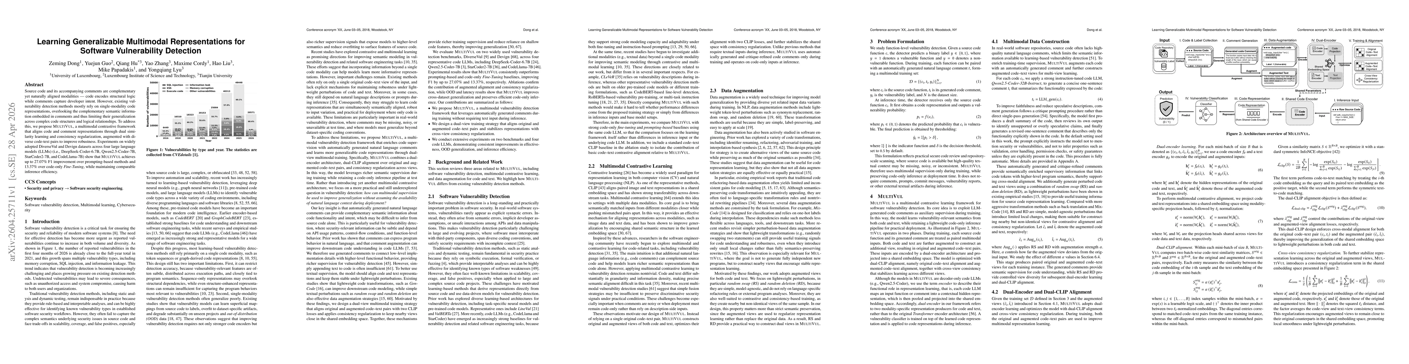 Thumbnail for Learning Generalizable Multimodal Representations for Software Vulnerability Detection