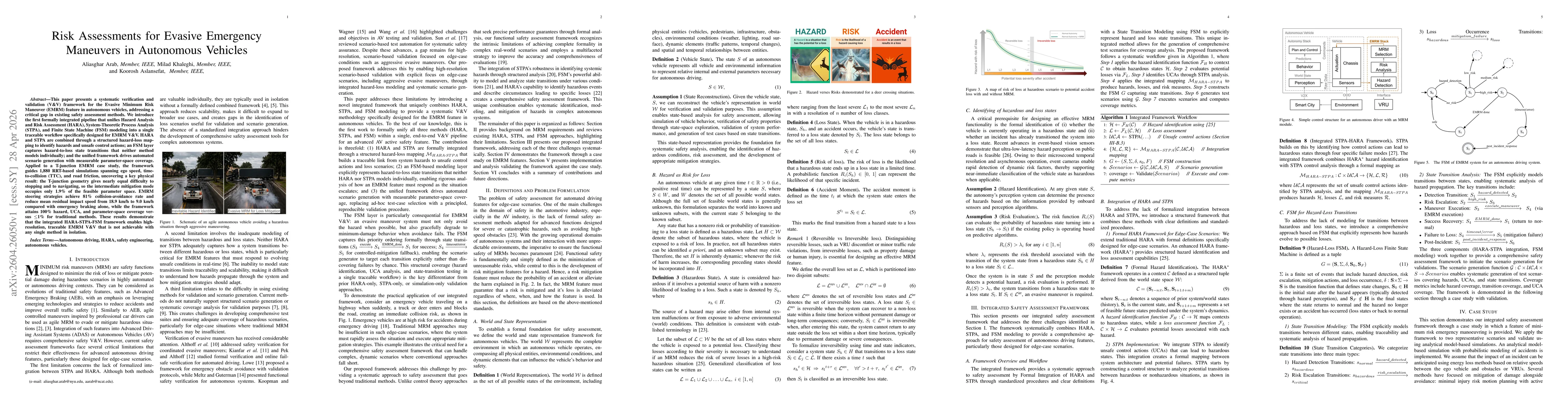 Thumbnail for Risk Assessments for Evasive Emergency Maneuvers in Autonomous Vehicles