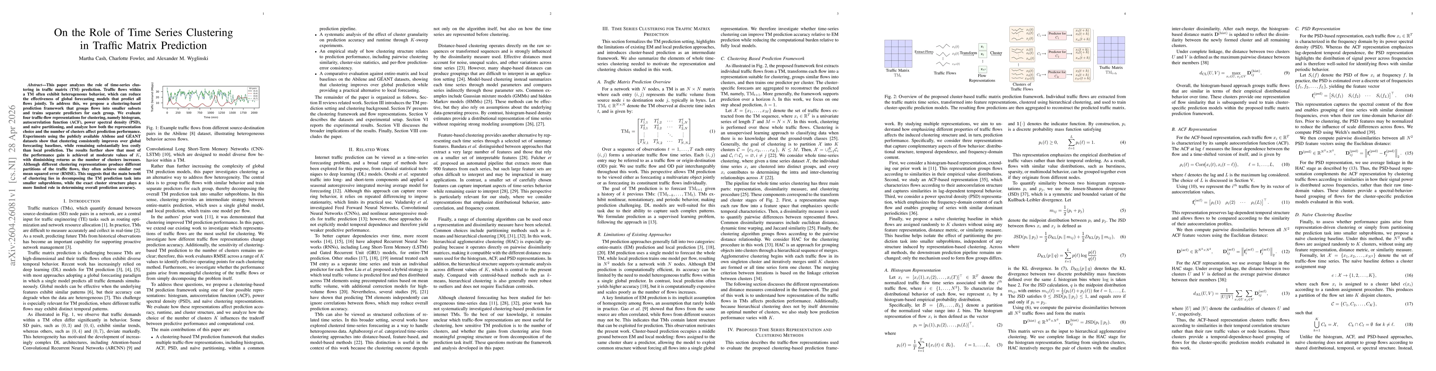 Thumbnail for On the Role of Time Series Clustering in Traffic Matrix Prediction