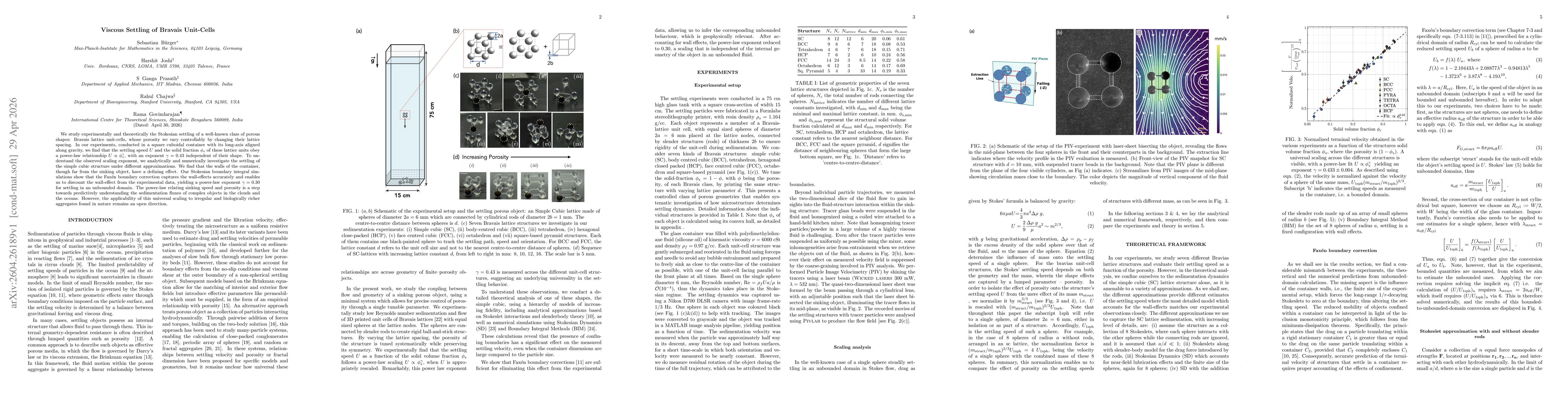 Thumbnail for Viscous Settling of Bravais Unit-Cells