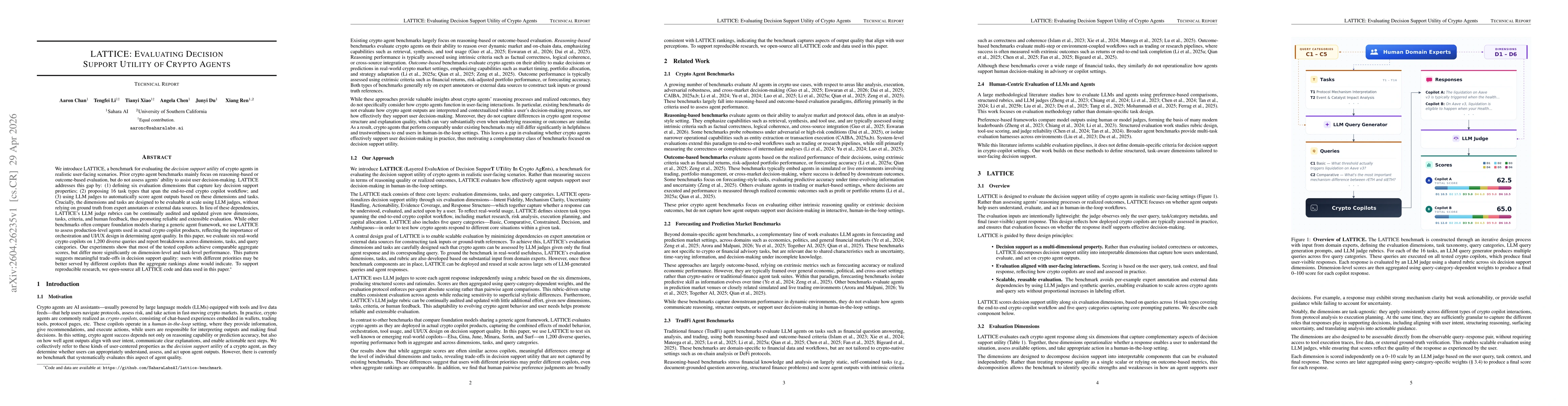 Thumbnail for LATTICE: Evaluating Decision Support Utility of Crypto Agents