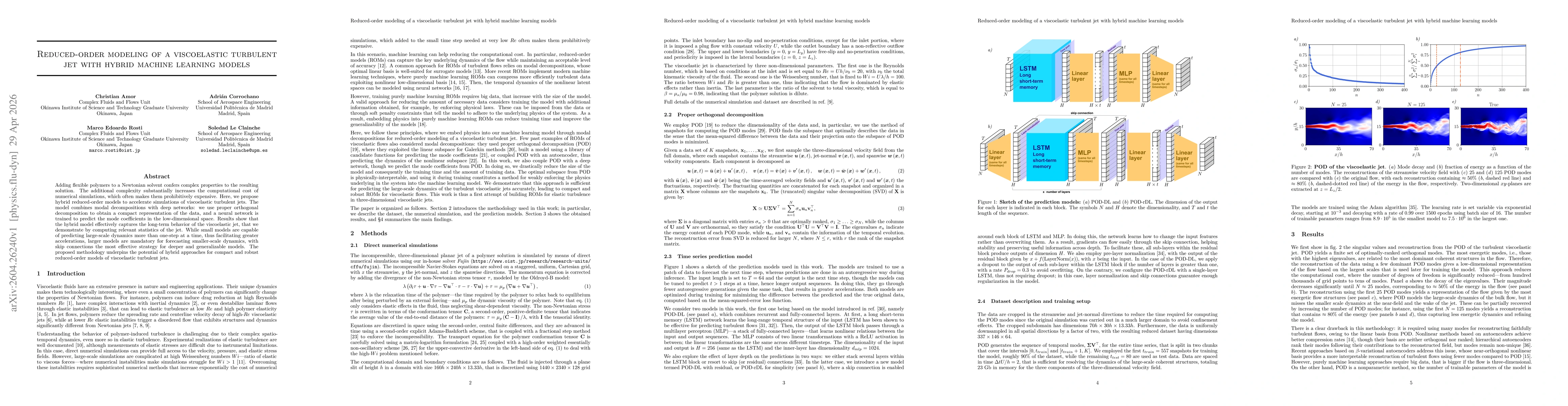 Thumbnail for Reduced-order modeling of a viscoelastic turbulent jet with hybrid machine learning models