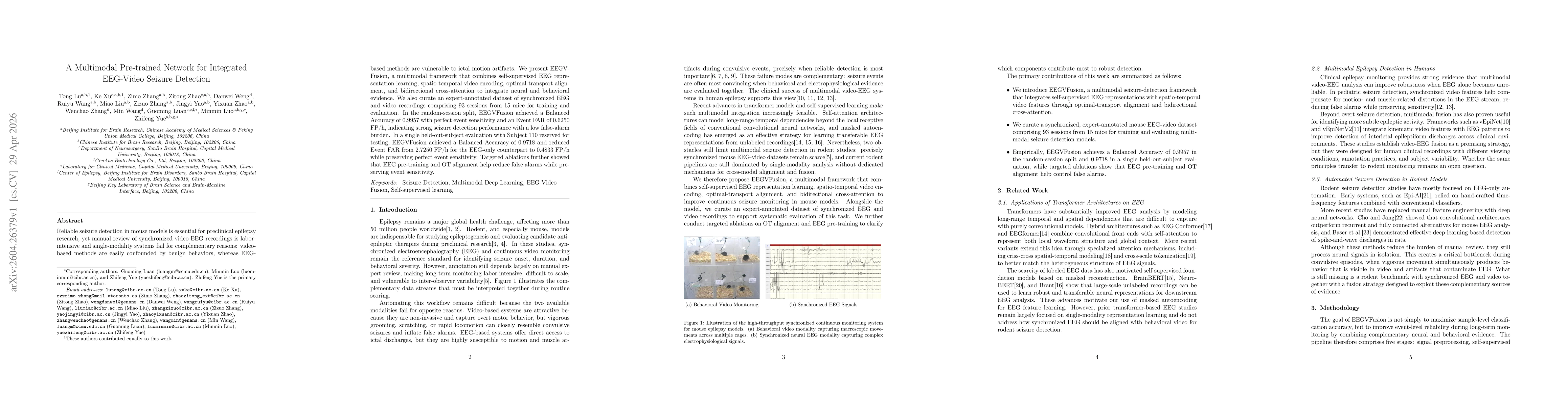 Thumbnail for A Multimodal Pre-trained Network for Integrated EEG-Video Seizure Detection