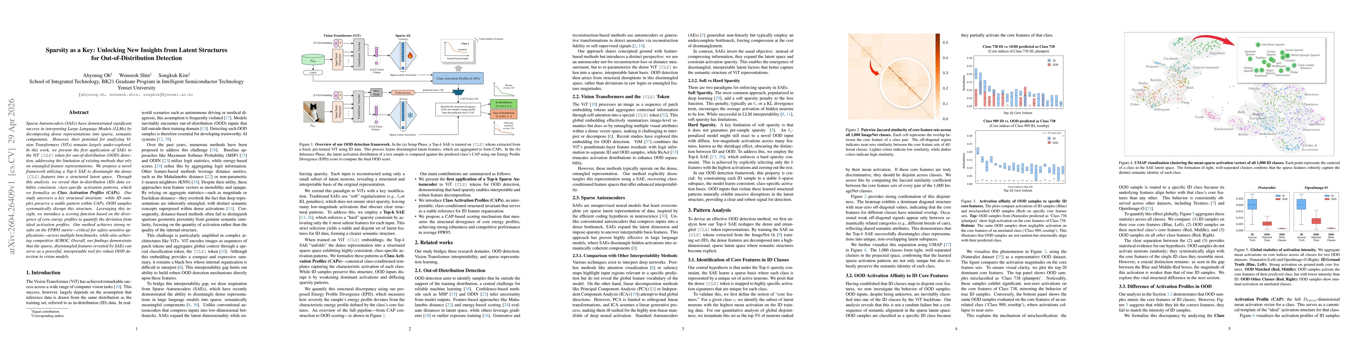 Thumbnail for Sparsity as a Key: Unlocking New Insights from Latent Structures for Out-of-Distribution Detection