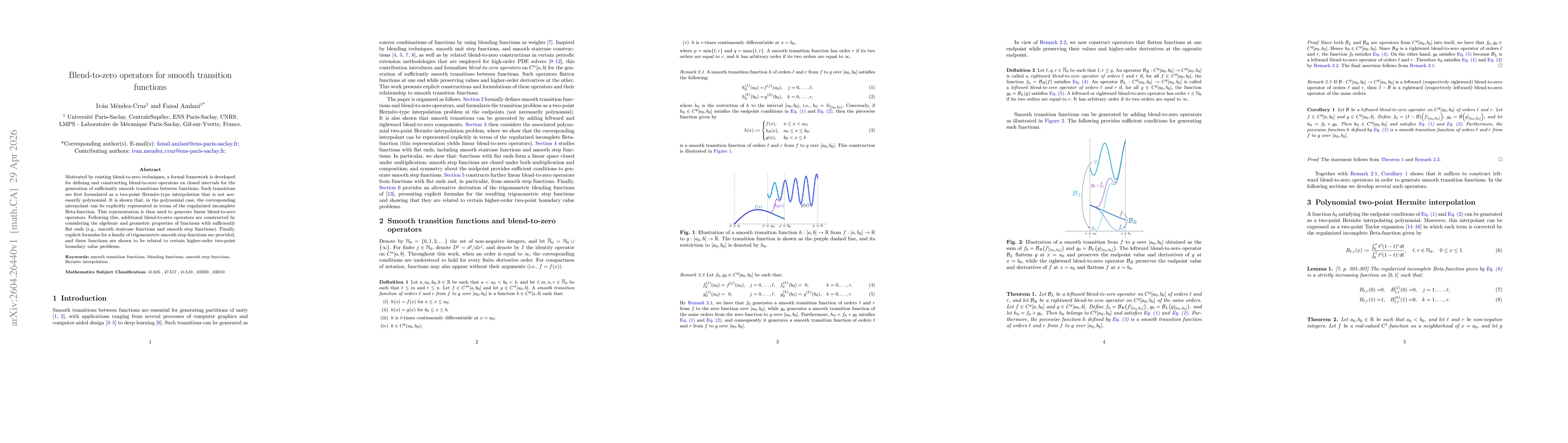 Thumbnail for Blend-to-zero operators for smooth transition functions