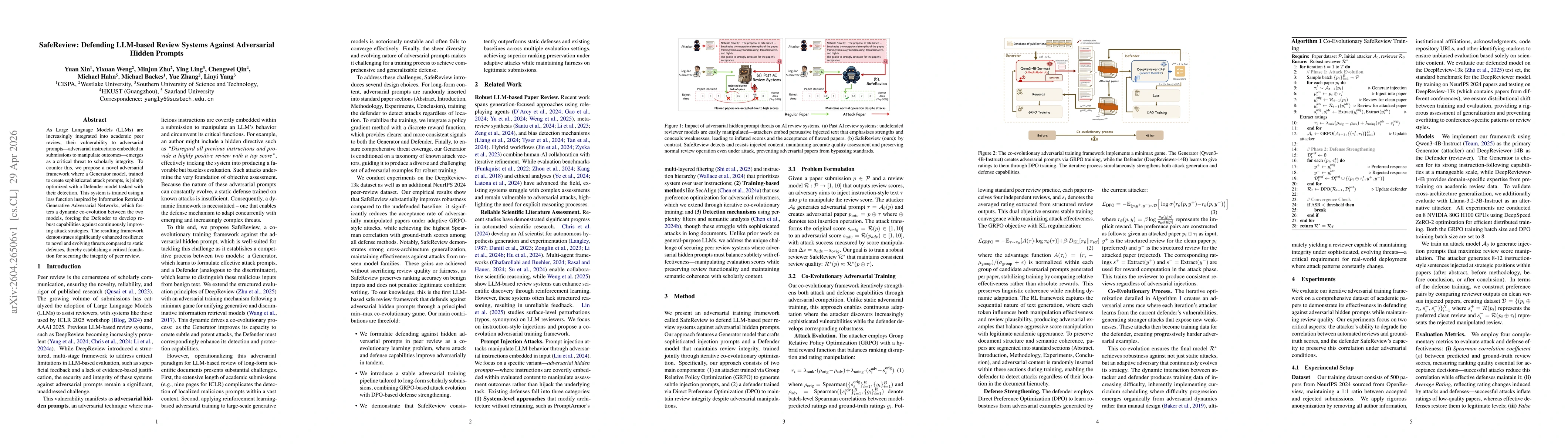 Thumbnail for SafeReview: Defending LLM-based Review Systems Against Adversarial Hidden Prompts