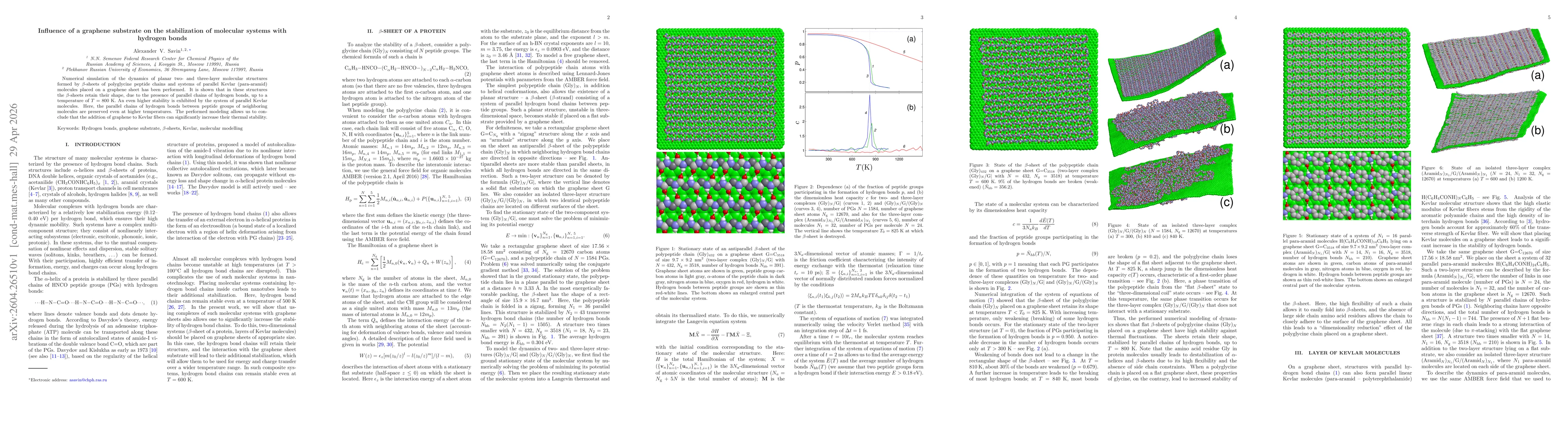 Thumbnail for Influence of a graphene substrate on the stabilization of molecular systems with hydrogen bonds