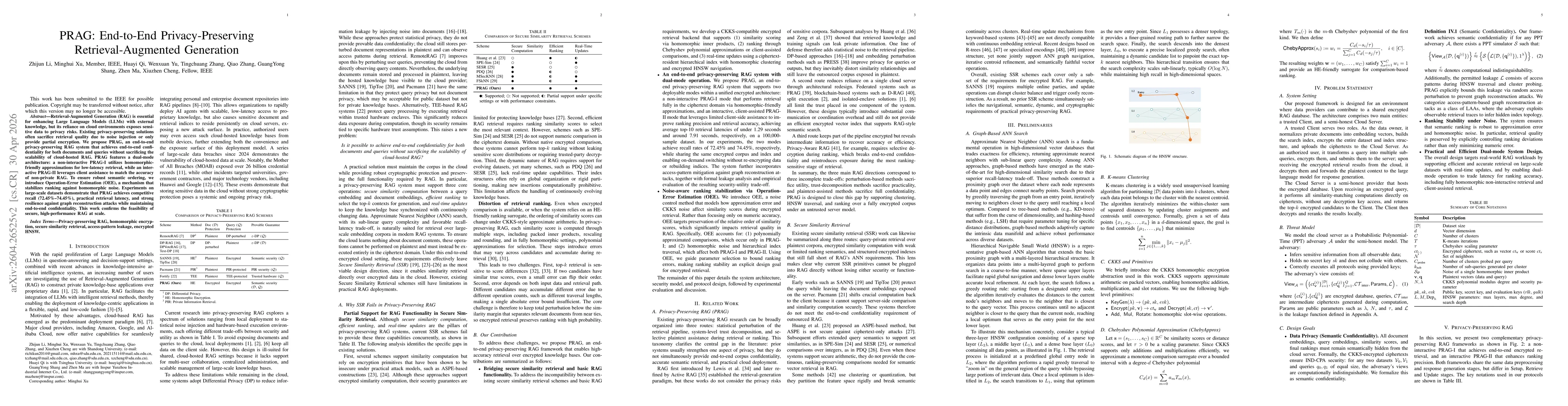 Thumbnail for PRAG End-to-End Privacy-Preserving Retrieval-Augmented Generation