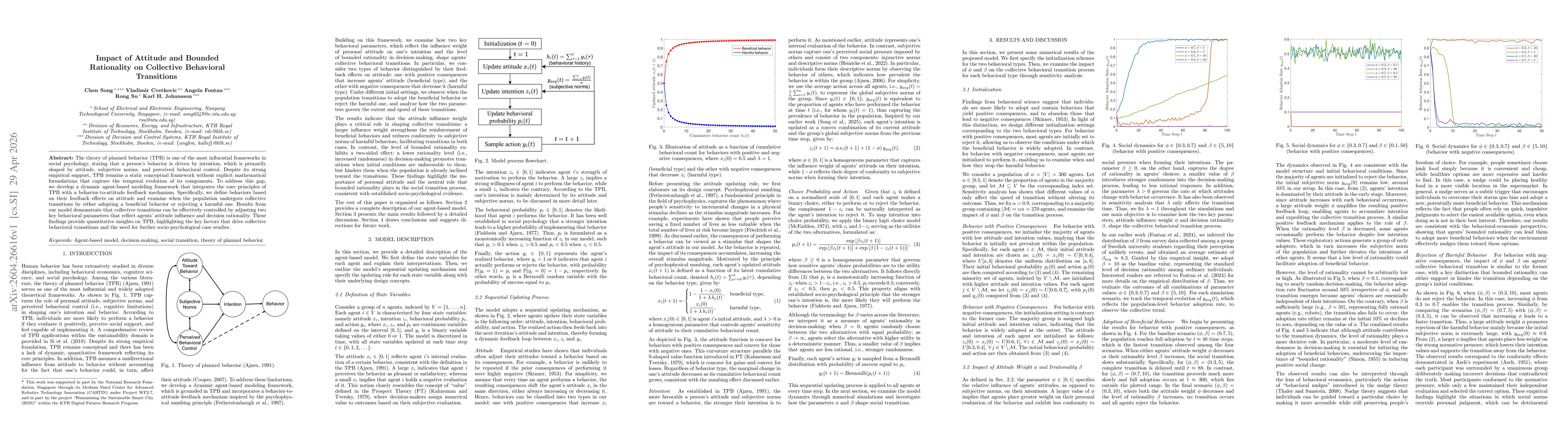 Thumbnail for Impact of Attitude and Bounded Rationality on Collective Behavioral Transitions