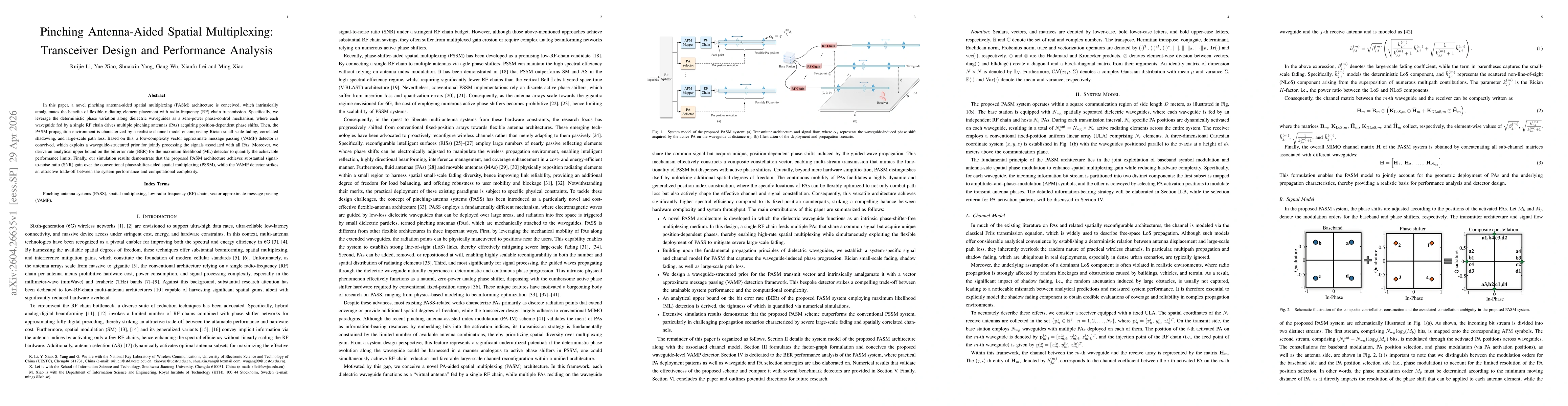 Thumbnail for Pinching Antenna-Aided Spatial Multiplexing: Transceiver Design and Performance Analysis