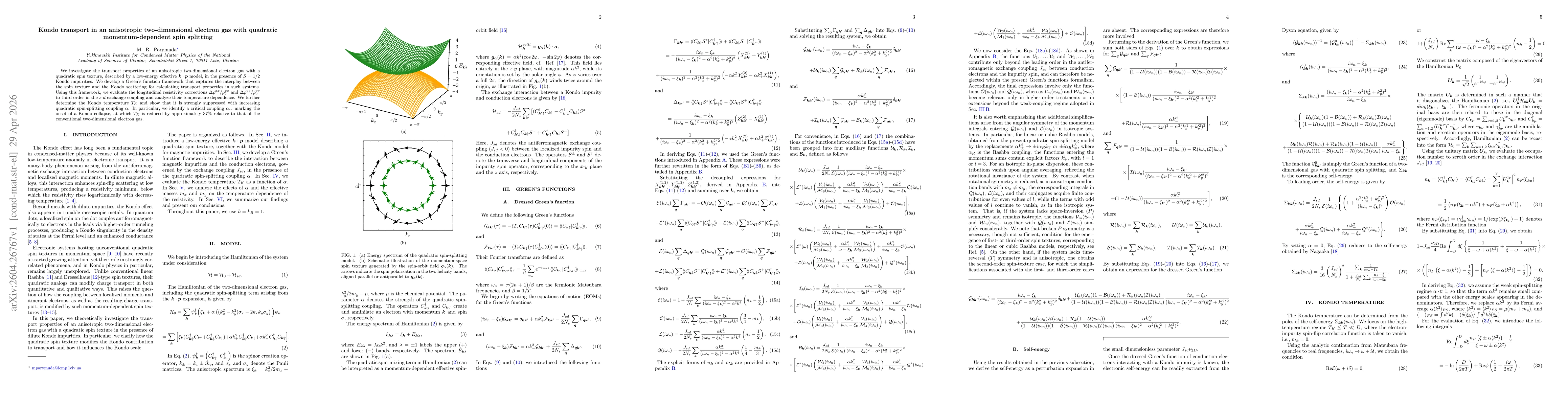 Thumbnail for Kondo transport in an anisotropic two-dimensional electron gas with quadratic momentum-dependent spin splitting