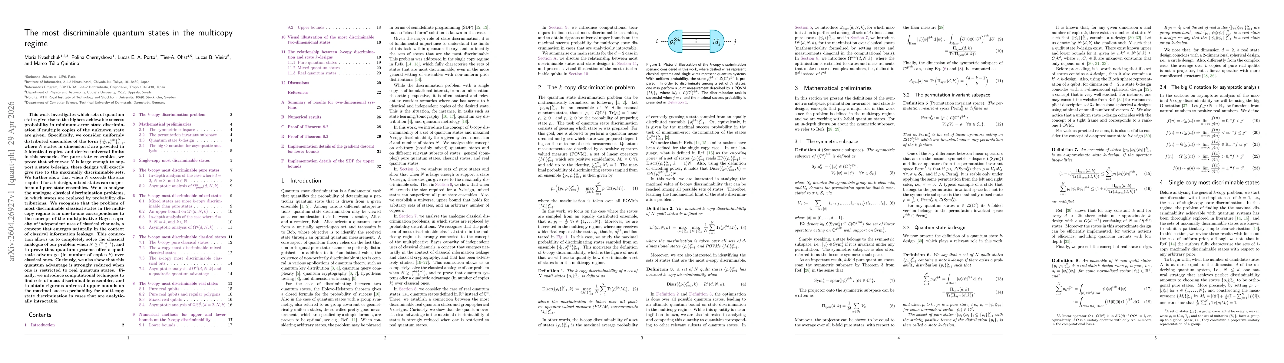 Thumbnail for The most discriminable quantum states in the multicopy regime