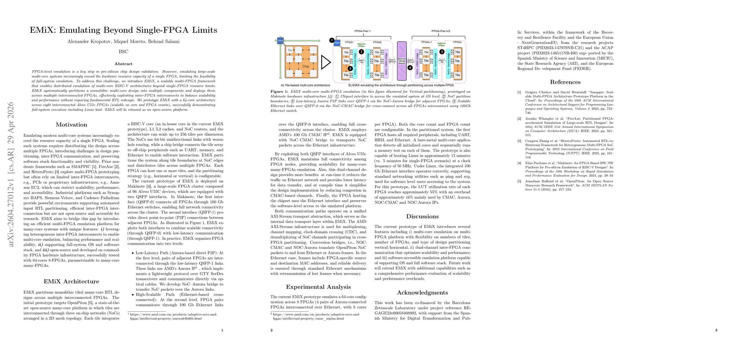Thumbnail for EMiX: Emulating Beyond Single-FPGA Limits