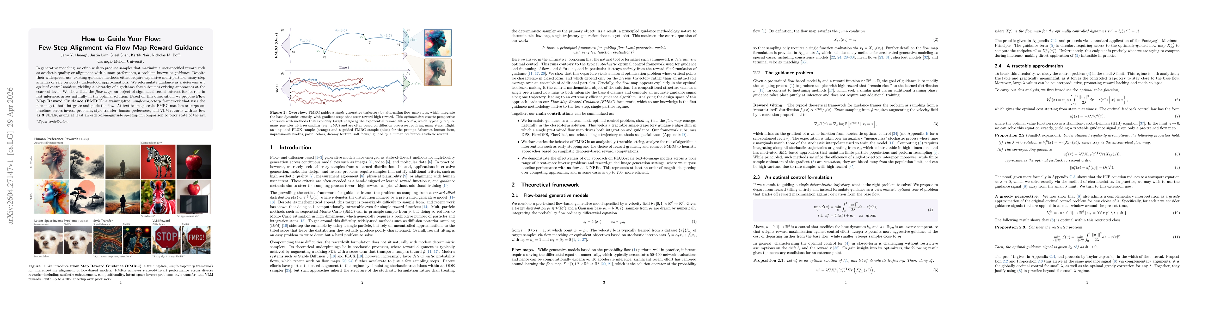 Thumbnail for How to Guide Your Flow: Few-Step Alignment via Flow Map Reward Guidance