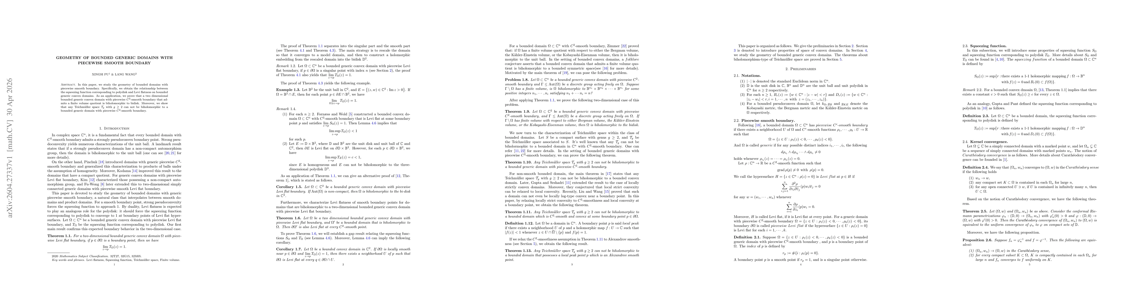 Thumbnail for Geometry of bounded generic domains with piecewise smooth boundary