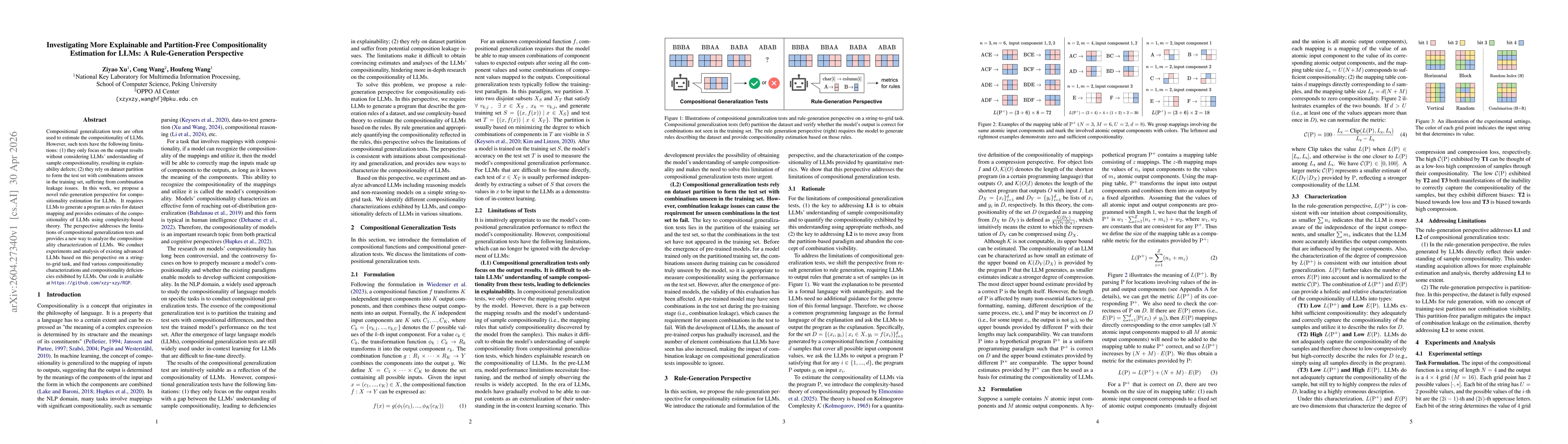 Thumbnail for Investigating More Explainable and Partition-Free Compositionality Estimation for LLMs: A Rule-Generation Perspective