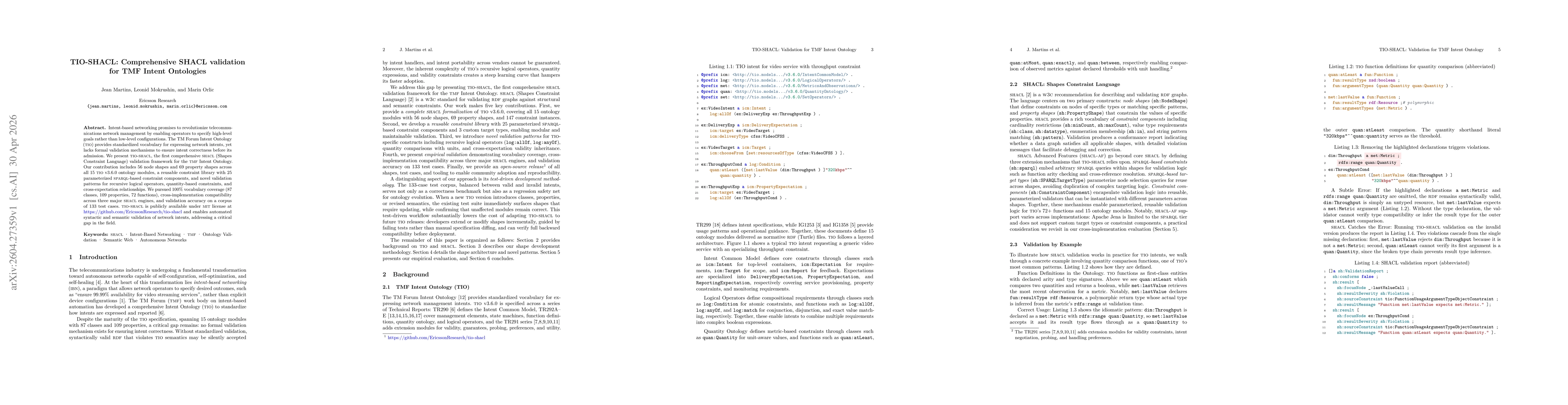 Thumbnail for TIO-SHACL: Comprehensive SHACL validation for TMF Intent Ontologies
