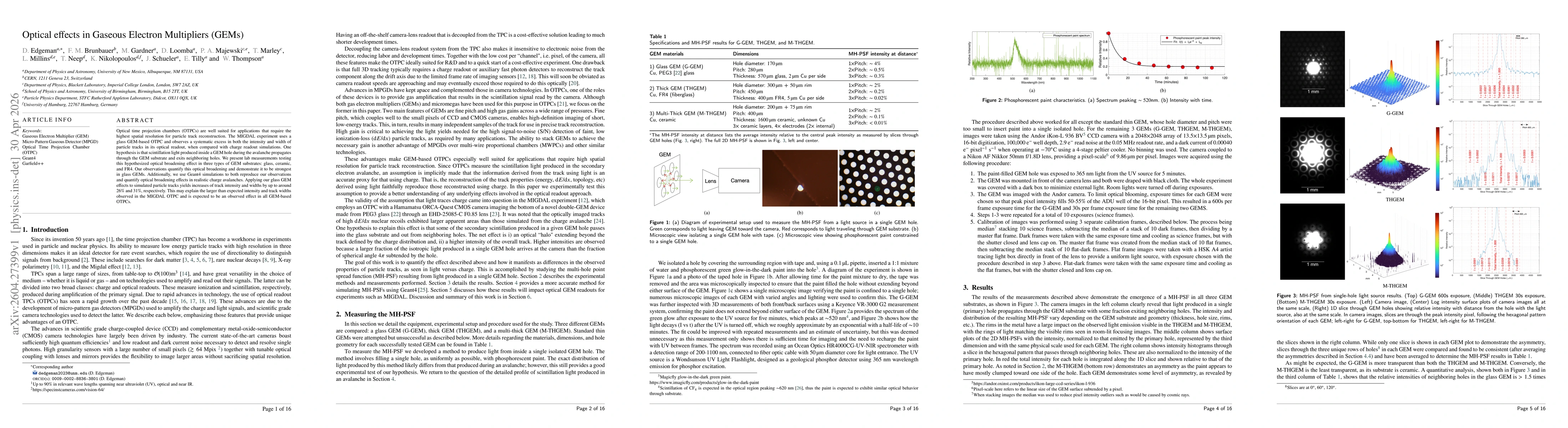Thumbnail for Optical effects in Gaseous Electron Multipliers (GEMs)